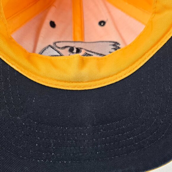 Iowa Hawkeyes Hat Mens Strap Back Embroidered Big Logo Yellow College NCAA - Picture 7 of 9